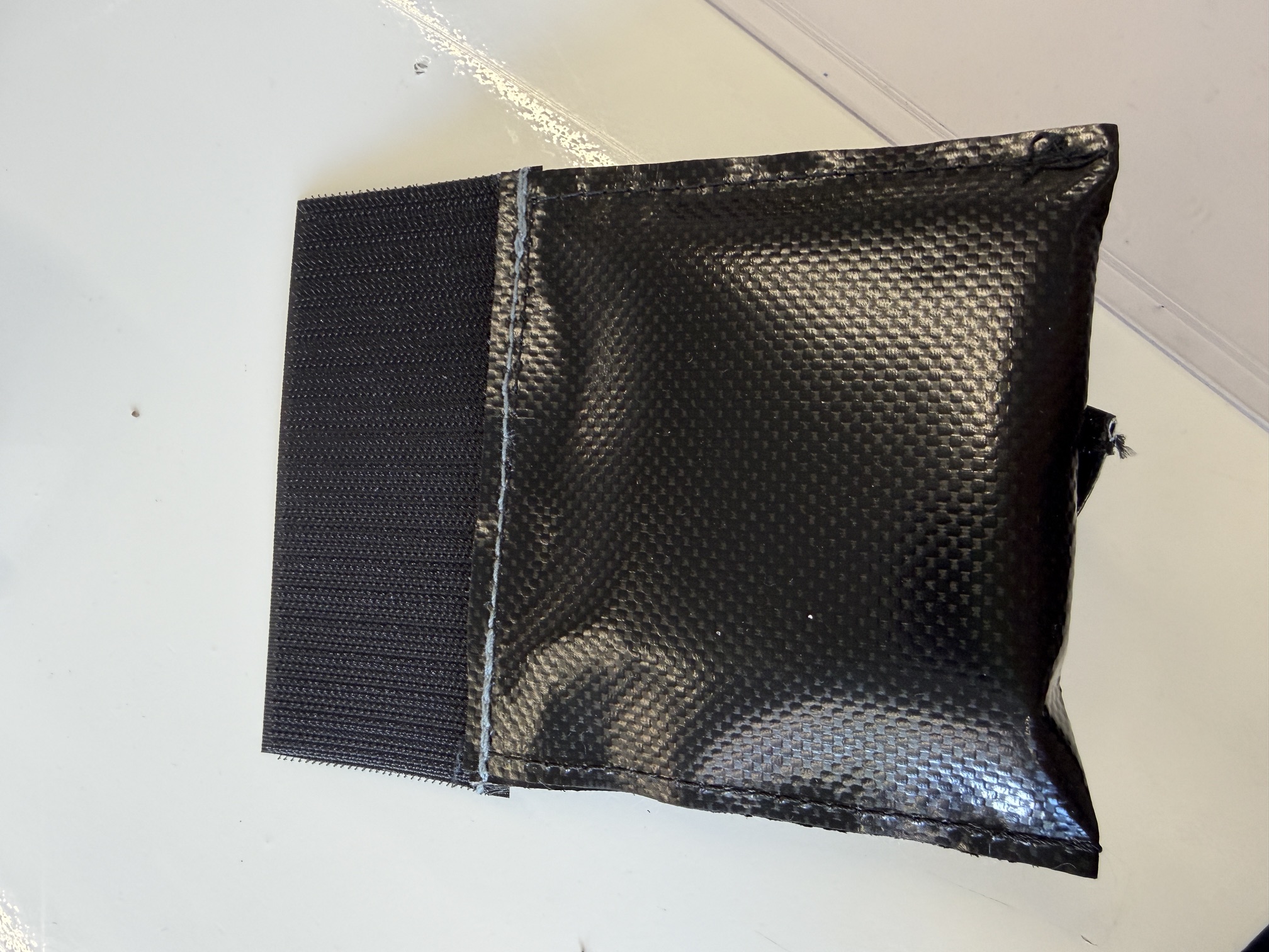 Aufnahmetasche schwarz zum kletten